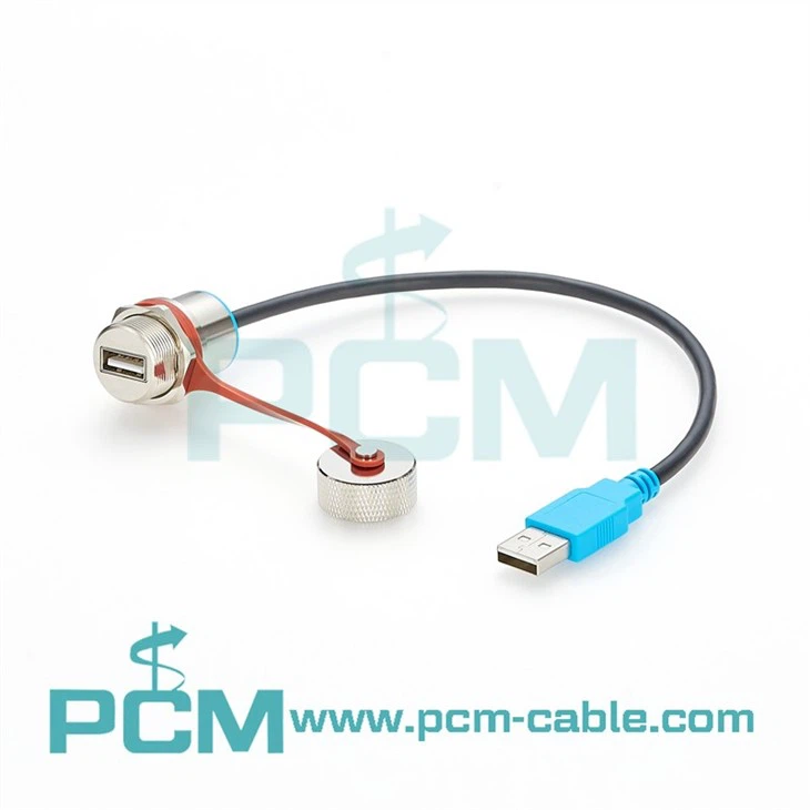 Military Soldering Metal Waterproof USB Cable