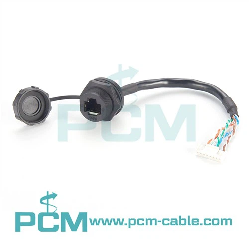 IP67 RJ45 Ethernet למחבר לוח PCB של Molex