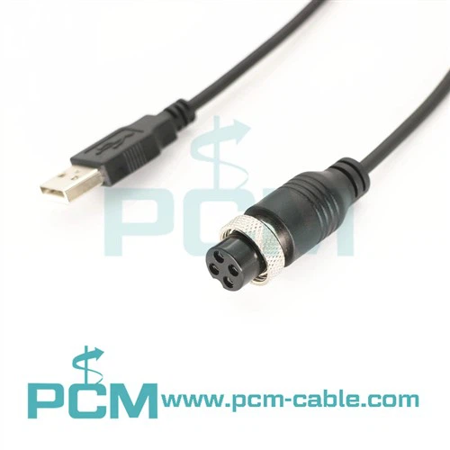 כבל DC USB לתעופה GX12 GX16