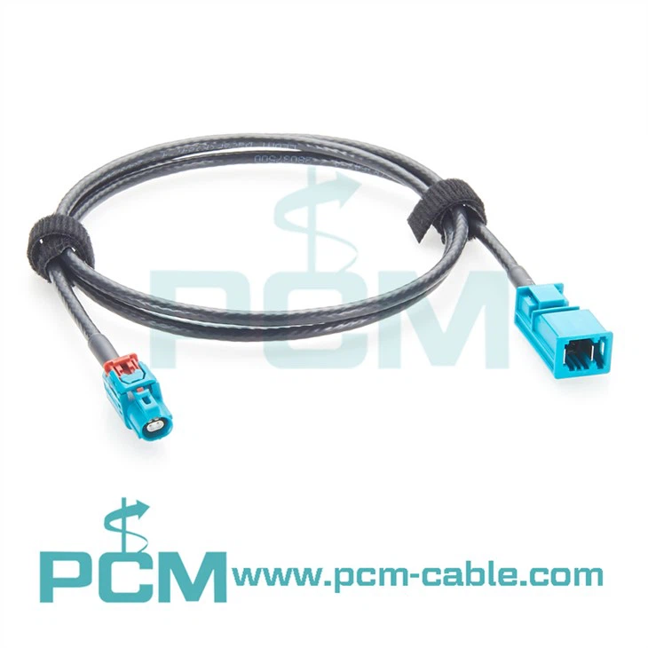 GEMnet female to MATEnet male automotive Ethernet cable using LEONI Dacar 686-3