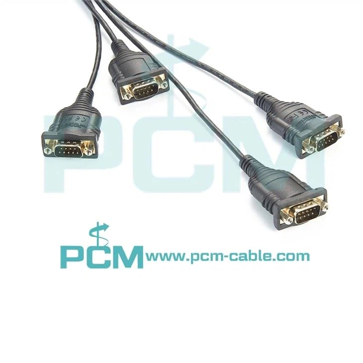 כבל USB Type-C ל-4 יציאות RS-232